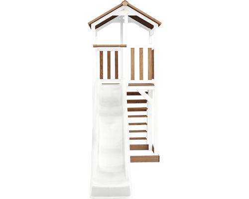 Spielturm mit Rutsche und Leiter für den Außenbereich