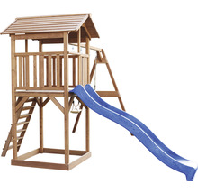 Spielturm axi Beach Tower mit Doppelschauke Holz Blau braun-thumb-3