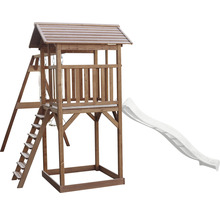 Spielturm axi Beach Tower mit Doppelschauke Holz braun weiß-thumb-1