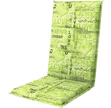 Stuhlauflage 118 x 48 x 5 cm 50 % Baumwolle, 50 % Polyester grün-thumb-0