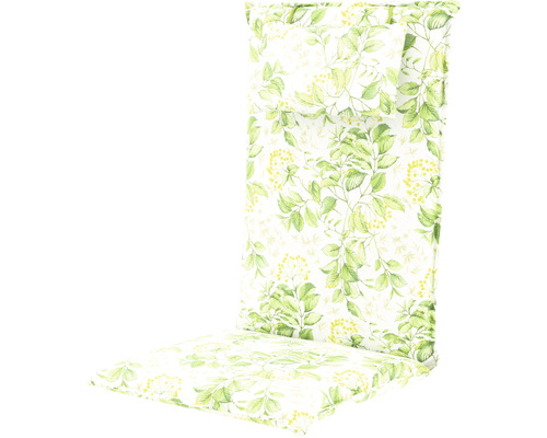 Stuhlauflage 119 x 48 x 6 cm 50 % Baumwolle, 50 % Polyester grün-0