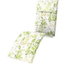 Liegenauflage 195 x 60 x 6 cm 50 % Baumwolle, 50 % Polyester grün