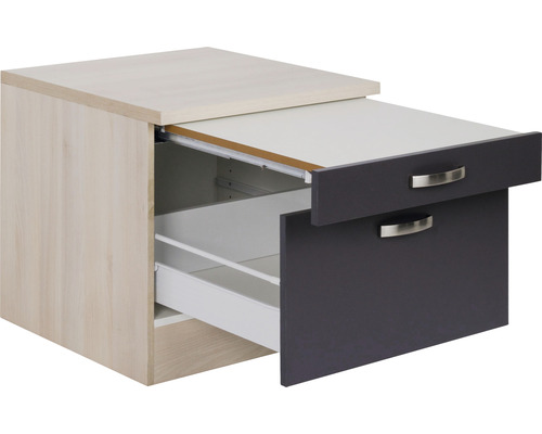 Optifit Waschmaschinenschrank Porto220 BxTxH 60x60x56,8 cm anthrazit matt zerlegt