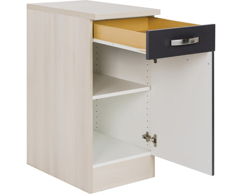 Unterschrank mit Schublade, Tür und Einlegeböden
