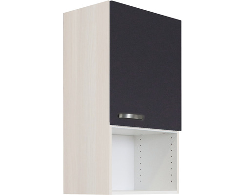 Hängeschrank Optifit Porto220 BxTxH 60 x 34,6 x 89,6 cm Frontfarbe anthrazit matt Korpusfarbe akazie