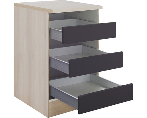 Küchenunterschrank mit drei Schubladen