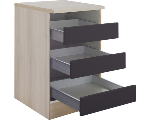 Küchenunterschrank mit drei Schubladen