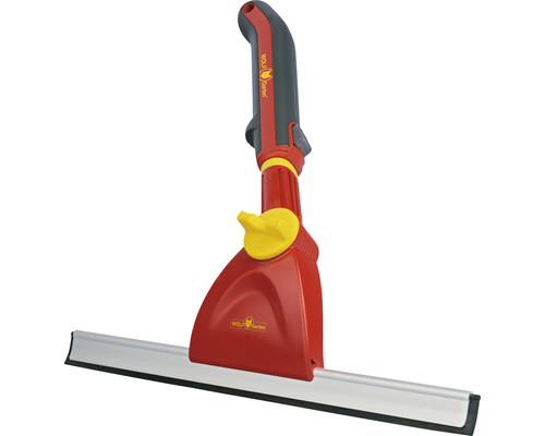 Wolf Garten Logo Fensterschieber mit Griff für Fensterreinigung