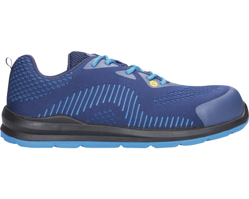 Blauer Sicherheitsschuh mit Schnürung