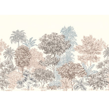 Fototapete Vlies INX8-024 Ink Painted Trees 8-tlg. 400 x 280 cm