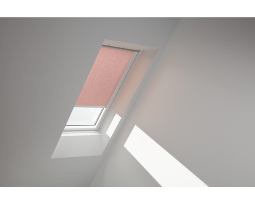 VELUX Sichtschutzrollo rosenholz uni manuell Rahmen aluminium RFL C02 4168S