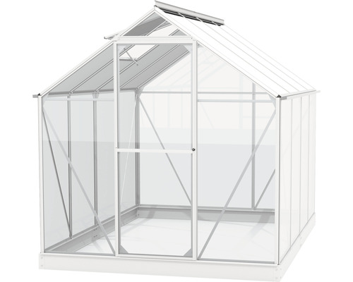 Gewächshaus mit Aluminiumrahmen und transparenten Wänden
