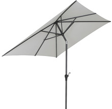 Rechteckiger Sonnenschirm mit Kurbelmechanismus