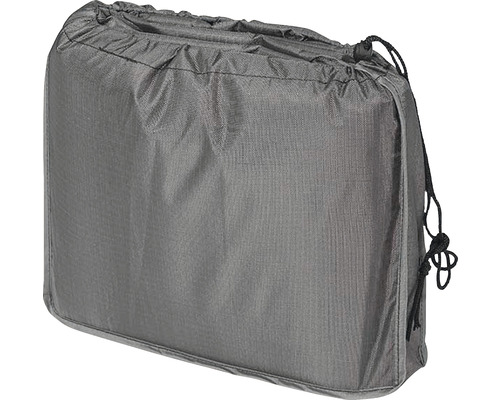 Grauer Packsack mit Kordelzug