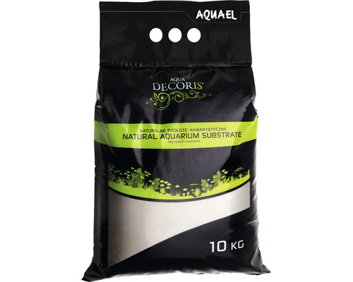 Aquariensand AQUAEL Aqua Decoris Quarzsand 0,1-0,3 mm 10 kg Sack Aquarienkies, 10 Kilogramm, natürliches Aquariensubstrat