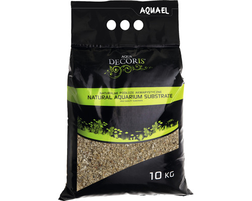 Aquarienkies AQUAEL Aqua Decoris Quarzkies 1,6-4 mm 10 kg Aquael Aqua Decoris Aquariensubstrat, 10 Kilogramm, natürliche Bodengrund für Aquarien