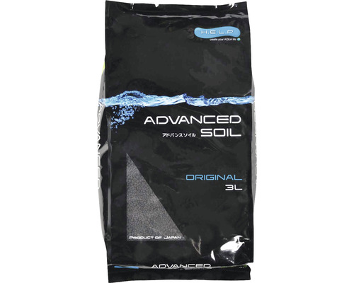 Bodengrund AQUAEL Advanced Soil Original 3 l schwarz Verpackung H.E.L.P Advanced Soil Original 3 Liter