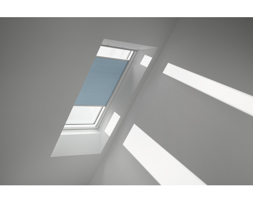 Velux Wabenplissee gletscherblau uni manuell FHC MK10 1169S