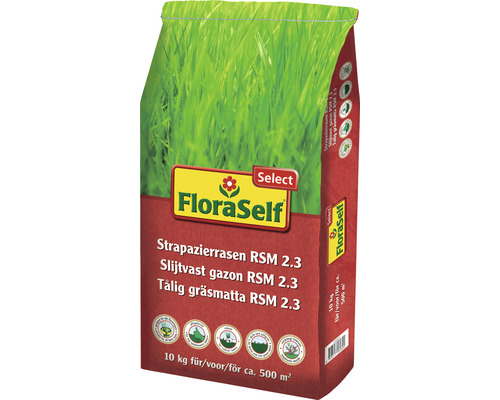 Strapazierrasen FloraSelf Select RSM 2.3 10 kg / 500 m²