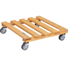 Pflanzenroller Wagner 38 x 38 x 9,5 cm Holz braun