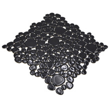 Keramikmosaik XKM 890N schwarz 27,5x27,5 cm