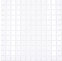 Glasmosaik VP100PUR für Poolbau weiß 31,6x31,6 cm-thumb-0