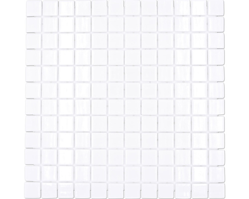 Glasmosaik VP100PUR für Poolbau weiß 31,6x31,6 cm-0