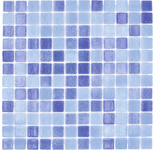 Glasmosaik VP1158PAT für Poolbau blau 31,6x31,6 cm-thumb-0