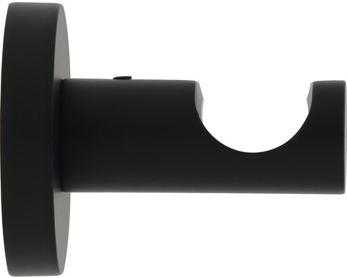 Wandträger 1-läufig für Premium Black Line schwarz Ø 20 mm 4,2 cm lang 1 Stk.