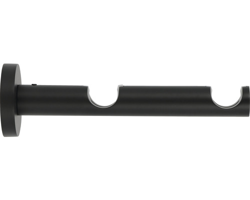 Wandträger 2-läufig für Premium Black Line schwarz Ø 20 mm 14,5 cm lang 1 Stk.