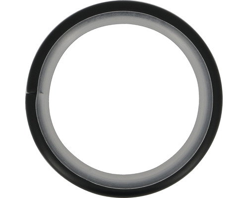 Gardinenring flach mit Gleiteinlage für Premium Black Line schwarz Ø 20 mm 10 Stk.
