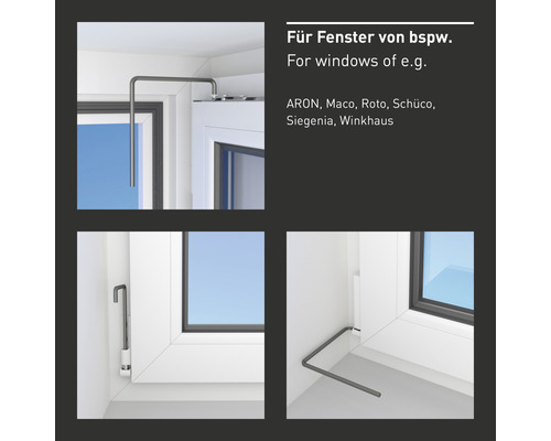 Fenstergriffverlängerung für schwer zugängliche Fenster