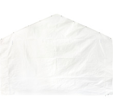 Seitenteil Set für Zelt 400 x 600 cm weiß besteht aus 2 Seitenteile je ca. 595 x 195 cm und 2 Giebelseitenteile je ca 395 x 280 cm-thumb-2