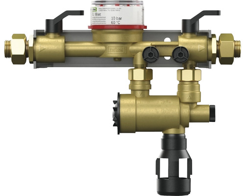 Kombiarmatur zur Nachspeisung aus Trinkwassernetzen reflex Fillset 10 Bar 6811205 Reflex Ausdehnungsgefäß Anschlussarmatur mit Absperrung, Entleerung und Füllventil