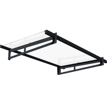 Vordach mit Glaseinsatz und Rahmen
