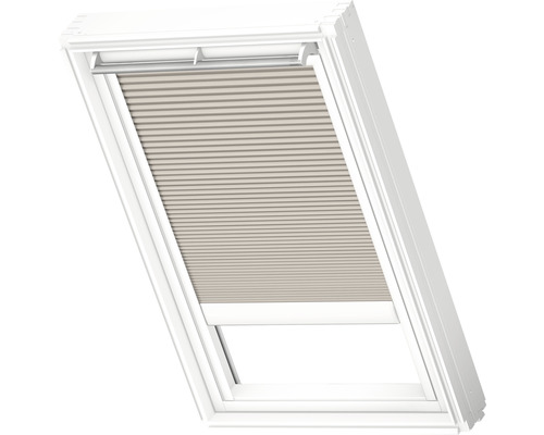 Velux Wabenplissee-Faltstore elektrisch cremegrau uni FMC M04 1171SWL