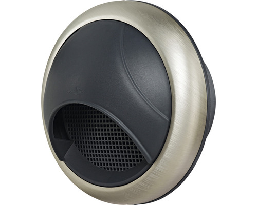 Runder Mauerdurchlass aus Kunststoff und Metall