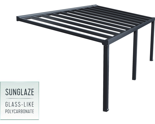 Metall-Pergola ohne Dach