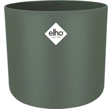 Grauer Pflanztopf mit Elho Logo