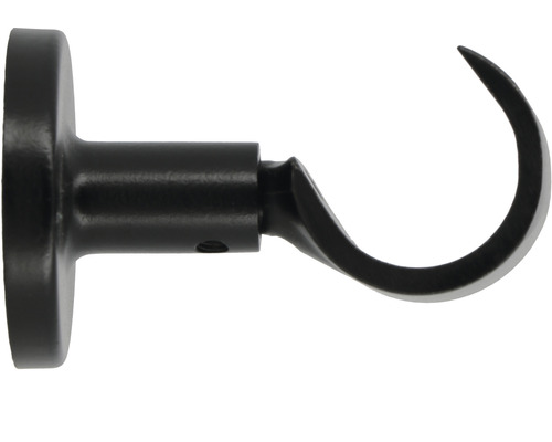Premium flach Black Gardinenring für HORNBACH mit Line Gleiteinlage |