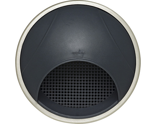 Abfallbehälterdeckel mit runder Form und Gitter