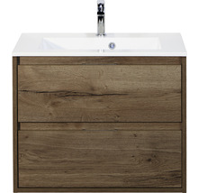Waschtischunterschrank mit zwei Schubladen und Waschbecken