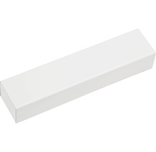 Weißer Wandsockel aus Kunststoff
