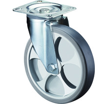 BS Rollen Lenkrolle L400.B44.126 thermoplastisch Ø 125 mm bis 120 kg mit Platte 105x80 mm