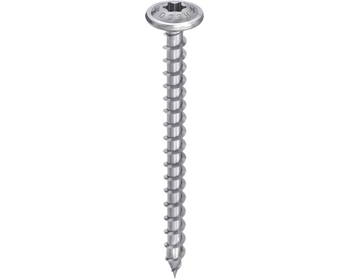 HECO-TOPIX-plus Holzschraube Tellerkopf TX Vollgewinde 8x60 mm HP-Beschichtet 100 Stück Holzschraube mit Senkkopf und Torx-Antrieb