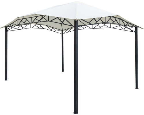 Pavillon bellavista - Home & Garden Vario 300 x 400 cm beige Gartenzelt mit Metalgestell und Stoffdach für den Außenbereich