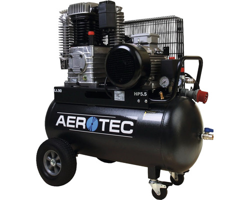 Kompressor Aerotec 820-90 PRO 90L 10 bar ölgeschmiert 400V
