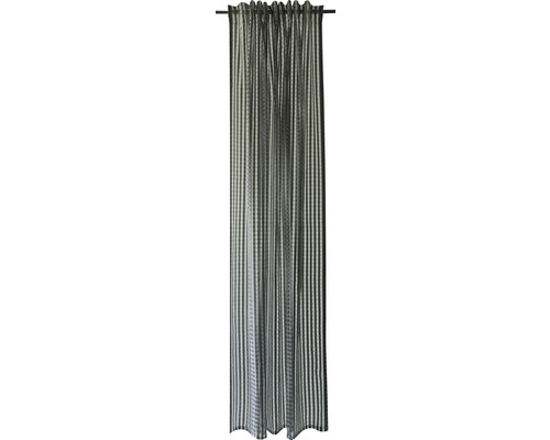 Vorhang mit verdeckter Schlaufe Juniper grau 140 x 245 cm