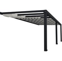 Pergola mit Stoffdach als Sonnenschutz