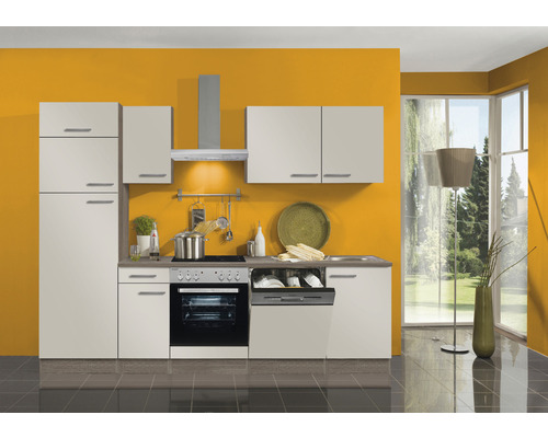 Optifit Küchenzeile mit 270 cm Arta288 | HORNBACH Frontfarbe Geräten